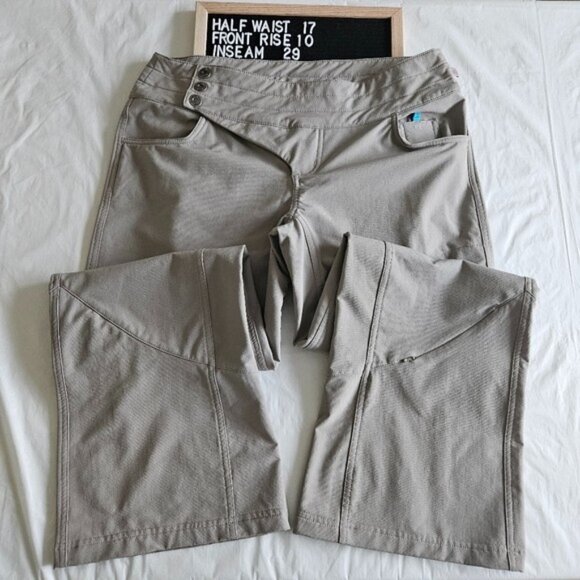 Lululemon Athletica Pants Womens 10 Gray Wide Leg Windbreaker Trail Hiking Y2K - Picture 16 of 16
